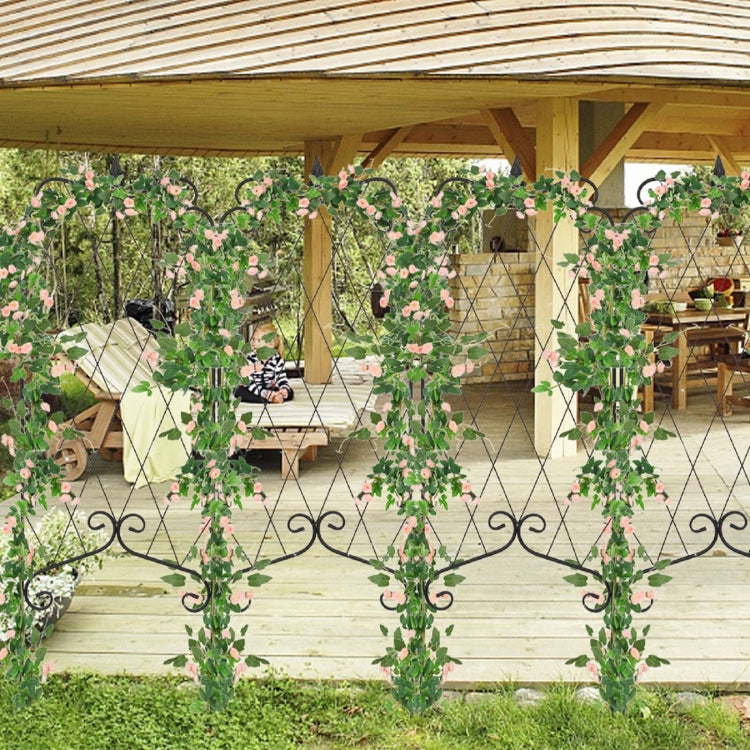[US Warehouse] 4 PCS Arrow Top Iron Garden Climbing Frame, Size: 41x117cm