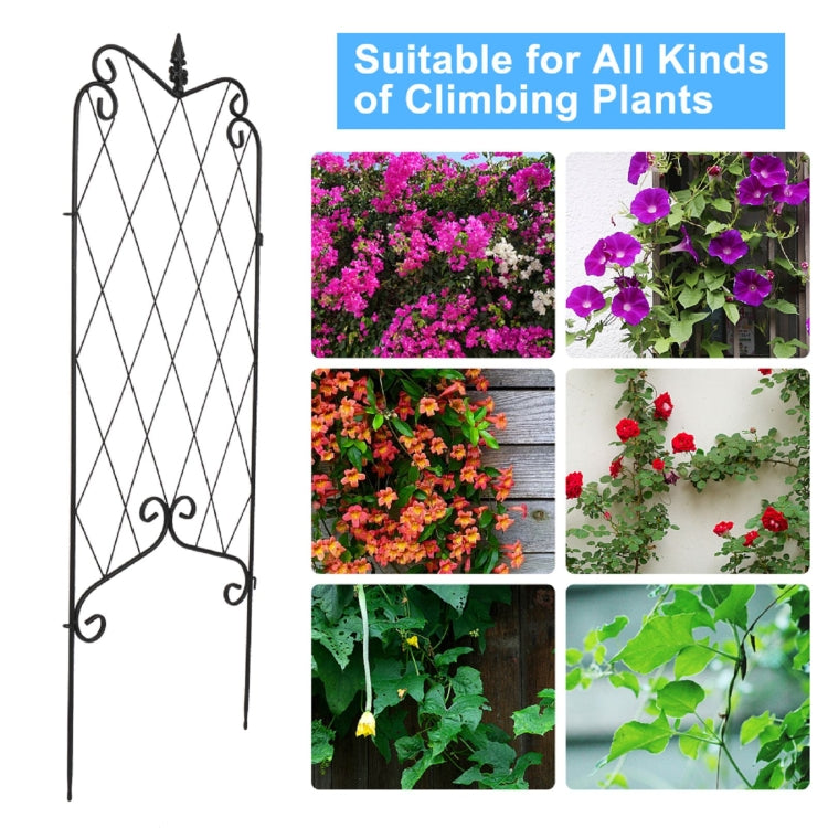 [US Warehouse] 4 PCS Arrow Top Iron Garden Climbing Frame, Size: 41x117cm