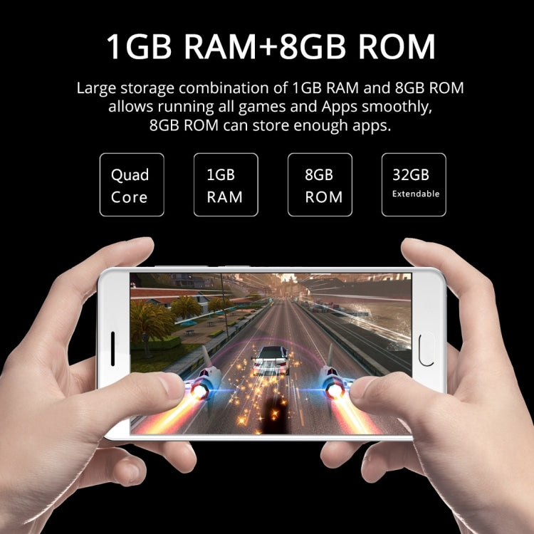 HAWEEL H1, 1GB+8GB, Network: 3G, 5.0 inch Android 6.0 MTK6580 Quad Core 1.2GHz, 2300mAh Capacity Battery