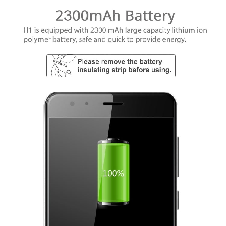 HAWEEL H1, 1GB+8GB, Network: 3G, 5.0 inch Android 6.0 MTK6580 Quad Core 1.2GHz, 2300mAh Capacity Battery