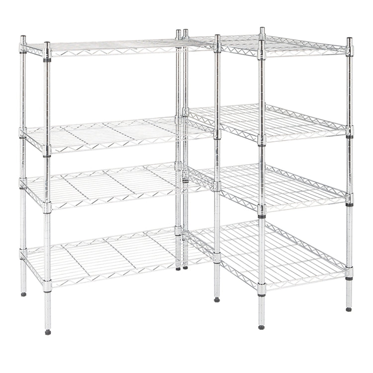 [US Warehouse] 8-layer Adjustable Electroplated Iron Shelf, Size: 70.9 x 23.6 x 13.8 inch