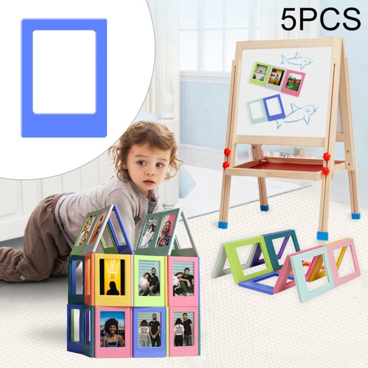 5 PCS Creative Variety Combination Magnetic Photo Frame, Inner Frame Size: 6.2x4.5cm