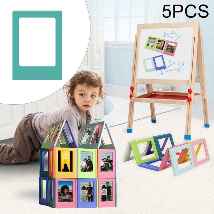 5 PCS Creative Variety Combination Magnetic Photo Frame, Inner Frame Size: 6.2x4.5cm
