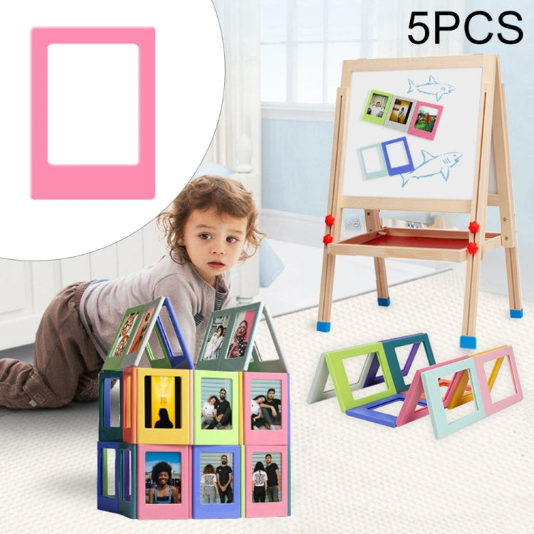 5 PCS Creative Variety Combination Magnetic Photo Frame, Inner Frame Size: 6.2x4.5cm