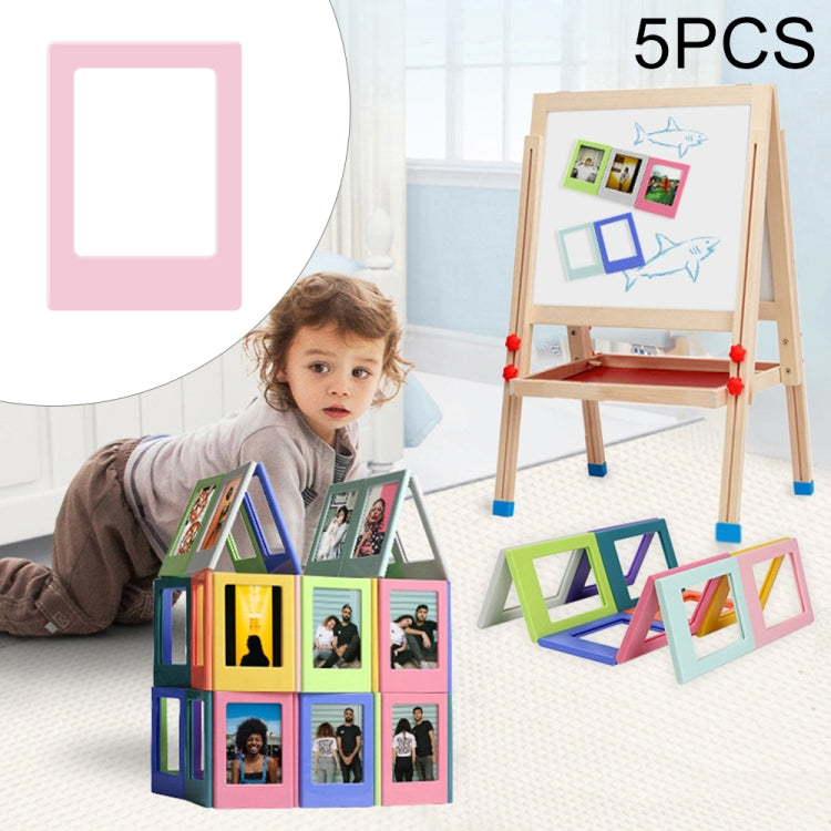 5 PCS Creative Variety Combination Magnetic Photo Frame, Inner Frame Size: 6.2x4.5cm