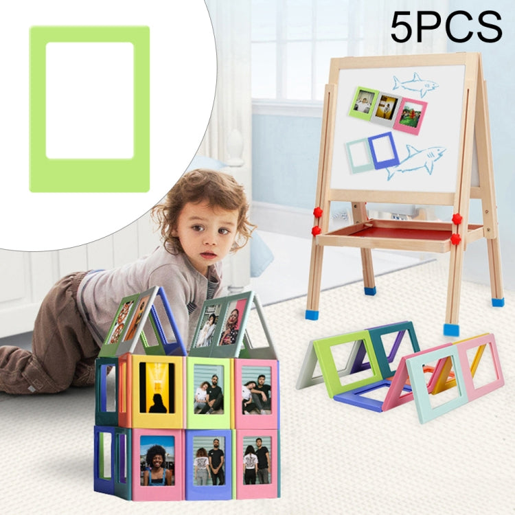 5 PCS Creative Variety Combination Magnetic Photo Frame, Inner Frame Size: 6.2x4.5cm