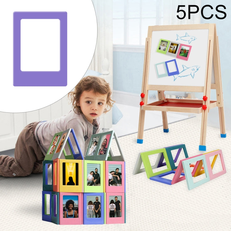 5 PCS Creative Variety Combination Magnetic Photo Frame, Inner Frame Size: 6.2x4.5cm