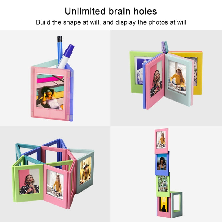 5 PCS Creative Variety Combination Magnetic Photo Frame, Inner Frame Size: 6.2x4.5cm