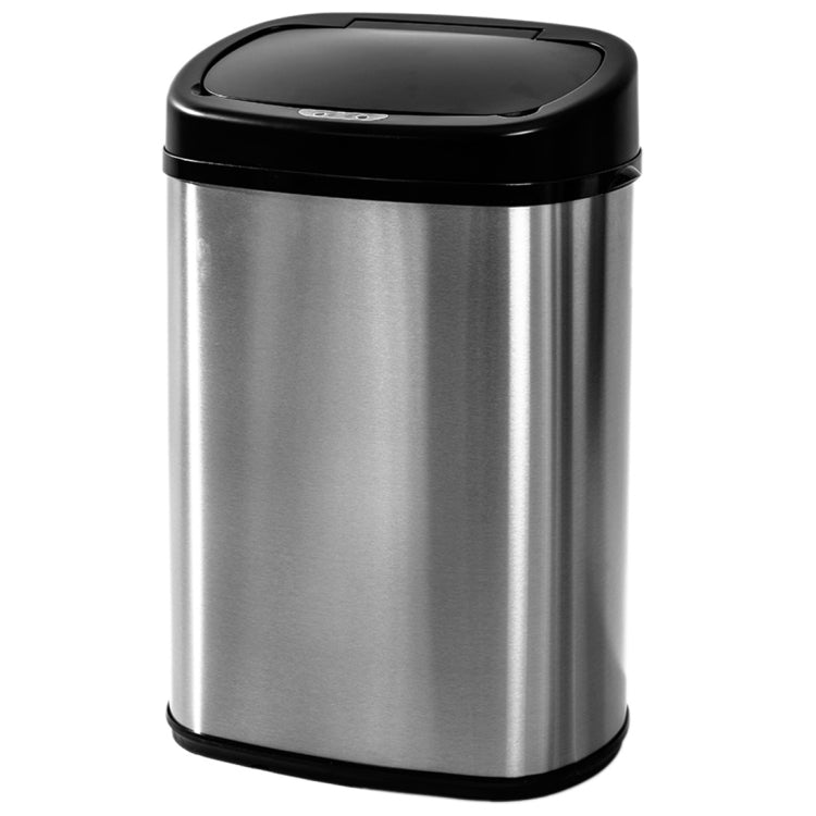 [JPN Warehouse] Vertical Automatic Induction Open and Close Trash Can, Capacity: 48L
