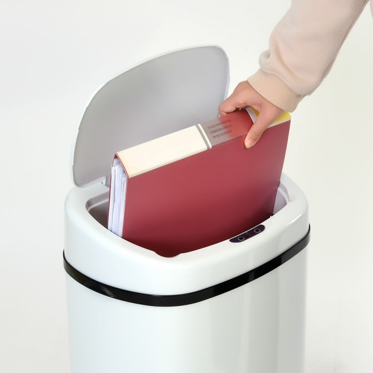 [JPN Warehouse] Vertical Automatic Induction Open and Close Trash Can, Capacity: 48L