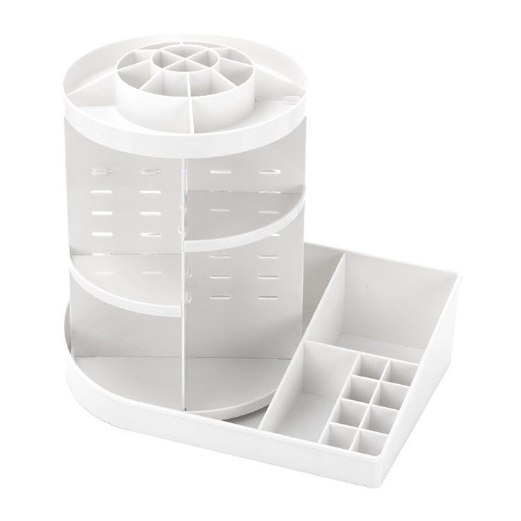 360 Degree Rotating Makeup Box Transparent Lipstick Multi-function Desktop Cosmetics Shelf Storage Box