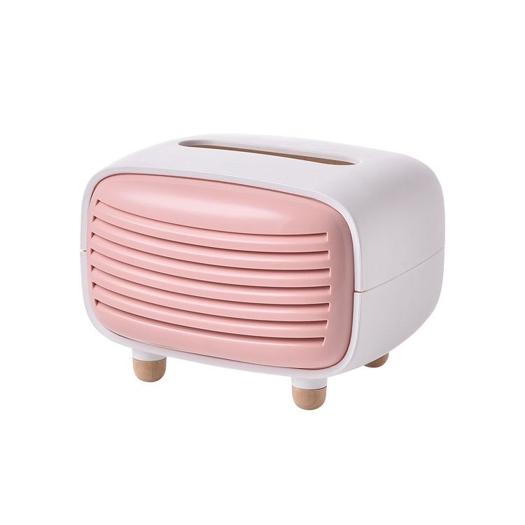 Creative Radio Shape Tissue Box Simple Household Plastic Desktop Storage Box, Size:19x13.5x14cm