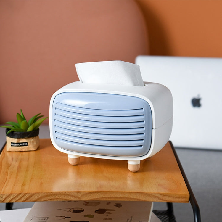 Creative Radio Shape Tissue Box Simple Household Plastic Desktop Storage Box, Size:19x13.5x14cm