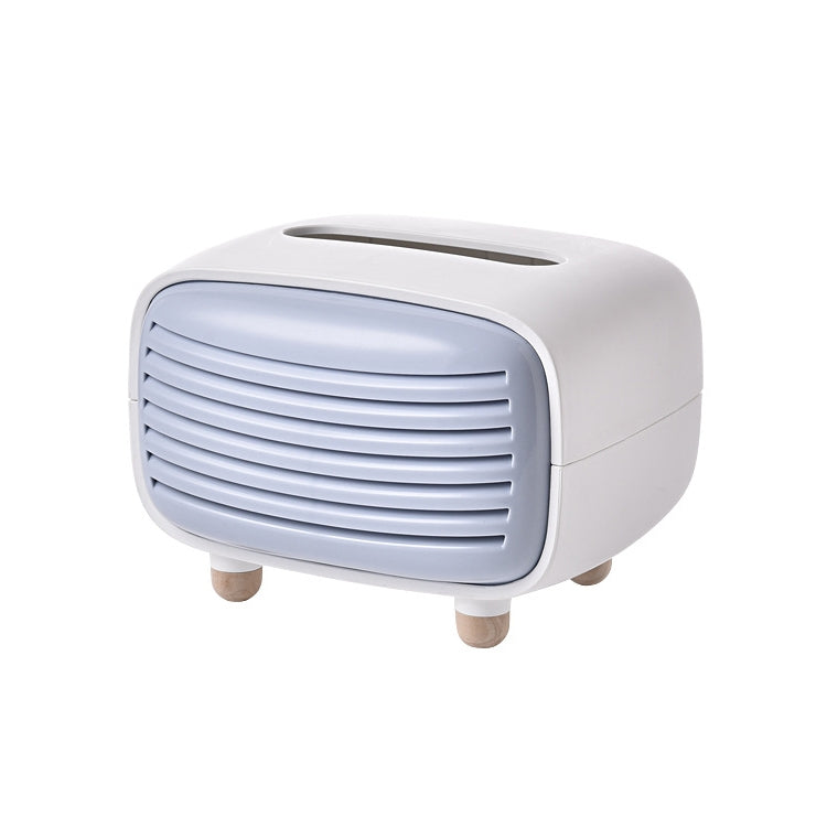 Creative Radio Shape Tissue Box Simple Household Plastic Desktop Storage Box, Size:19x13.5x14cm