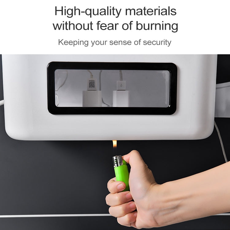 Wall Shelf Free Punching TV Top Box Rack WIFI Router Storage Box