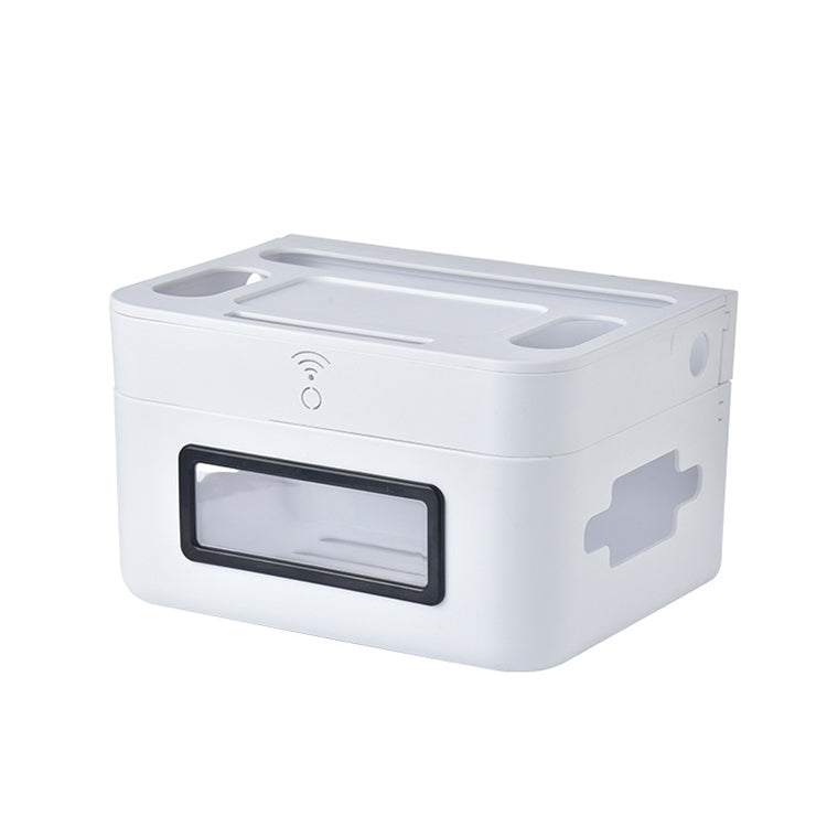 Wall Shelf Free Punching TV Top Box Rack WIFI Router Storage Box