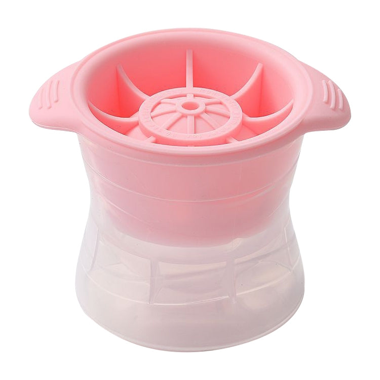 Home Spherical Ice Lattice Whisky Wine Ice Cube Maker Silicone Trays Mold with Cover