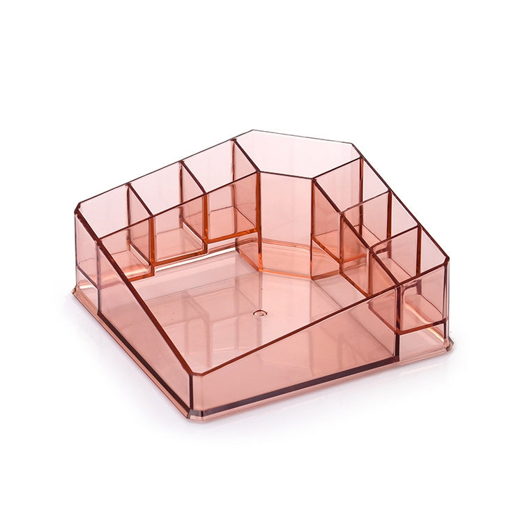Desktop Makeup Box Transparent Lipstick Multi-function Desktop Cosmetics Shelf Storage Box