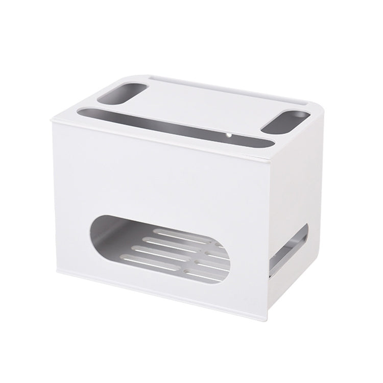 Drawer Type Shelf Free Punching TV Top Box Rack WIFI Router Storage Box