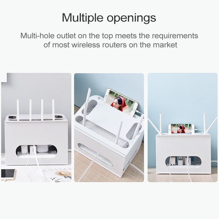 Drawer Type Shelf Free Punching TV Top Box Rack WIFI Router Storage Box