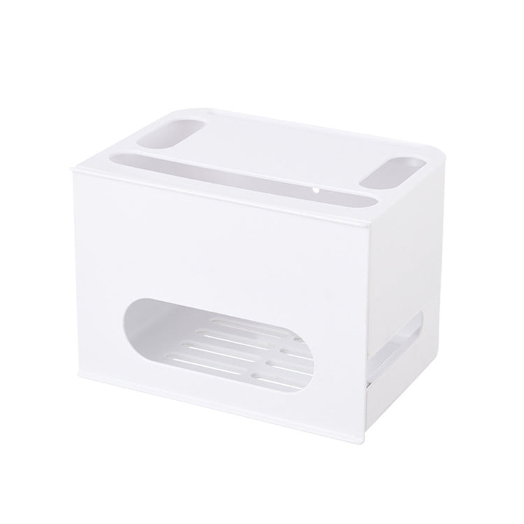 Drawer Type Shelf Free Punching TV Top Box Rack WIFI Router Storage Box
