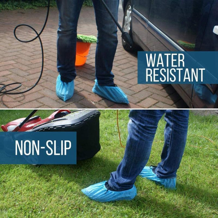 100 PCS Disposable Household T-shaped Shoe Cover
