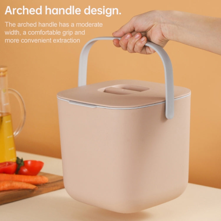 Household Creative Kitchen Trash Can With Cover Simple Fashion Classification Garbage Bin Residue Filter Bin