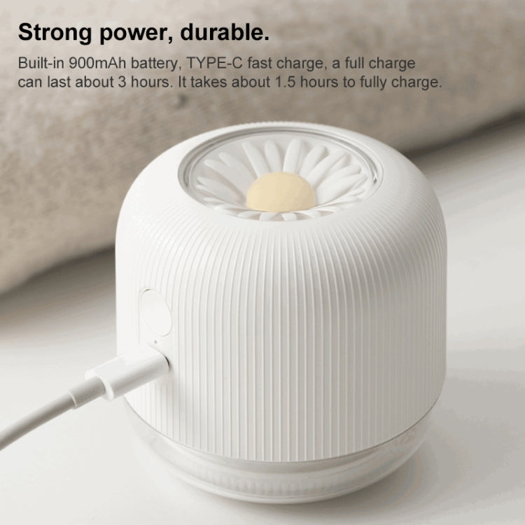Daisy Pattern Home USB Clothes Hair Ball Trimmer Rechargeable USB Electric Ball Remover