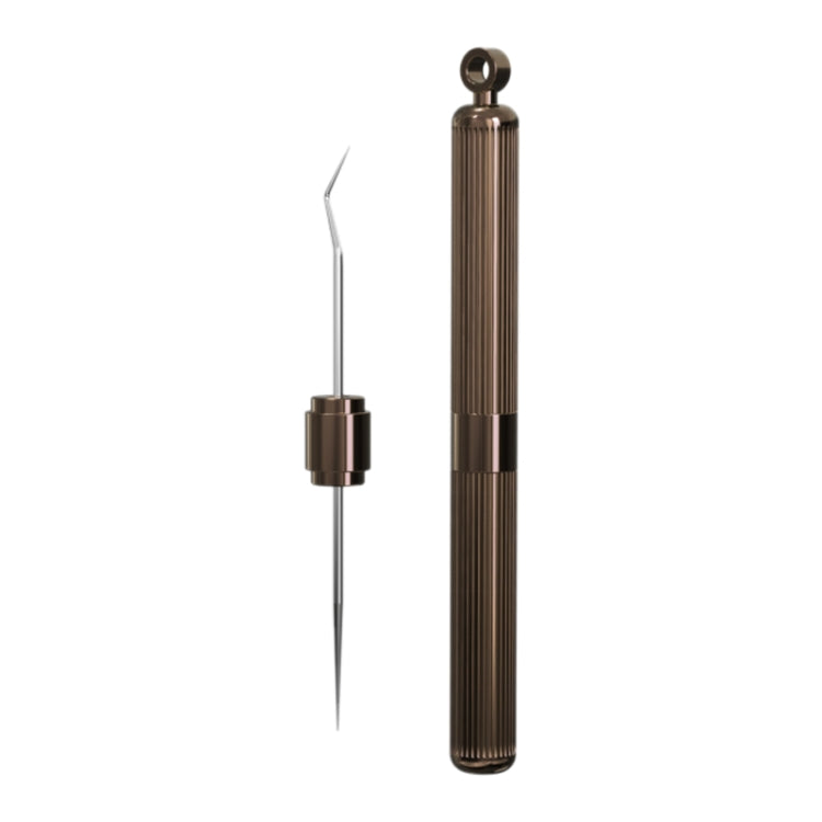 YJK101 Portable Double Heads Stainless Steel Toothpicks Oral Care Tools