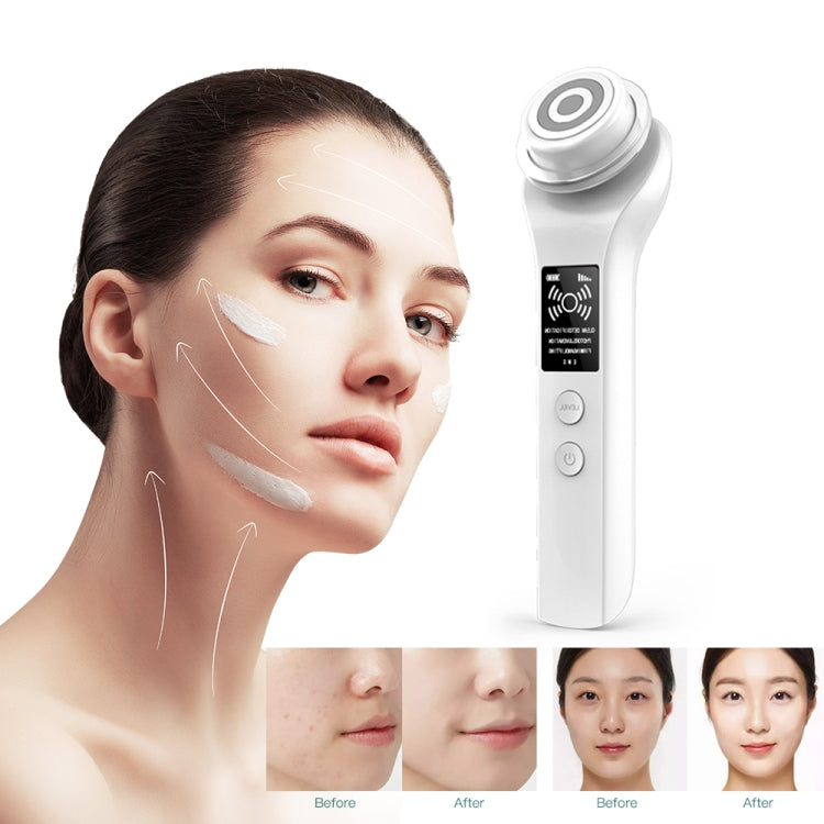 YJK059 Multifunctional Color Light Lead-in Instrument Negative Ion Beauty Instrument (White)