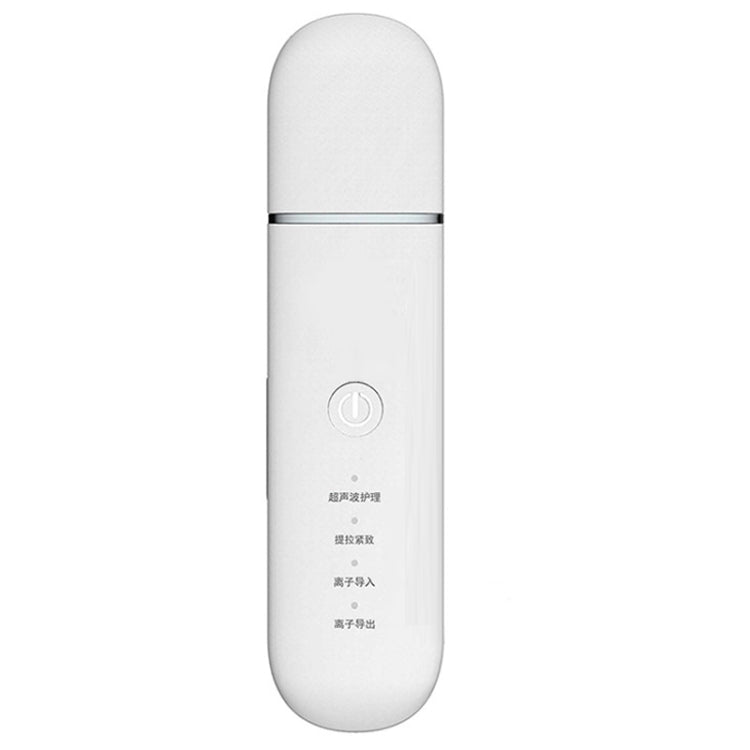 YJK063 Ultrasonic Ion Cleanser Micro-current Massage Beauty Introduction Instrument (Silver)