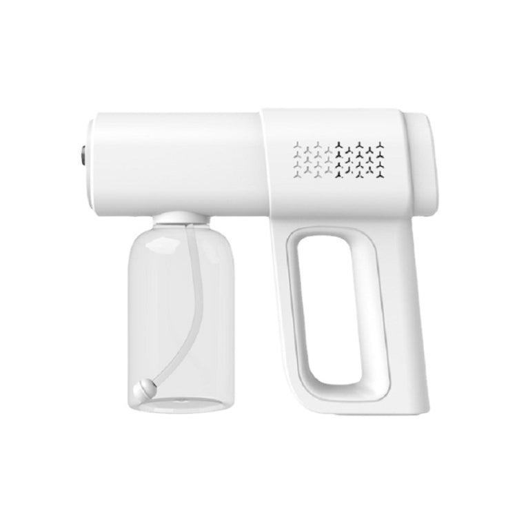 K5 Handheld Blue Light Disinfection Nano Spayer USB Wireless Disinfection Machine(White)