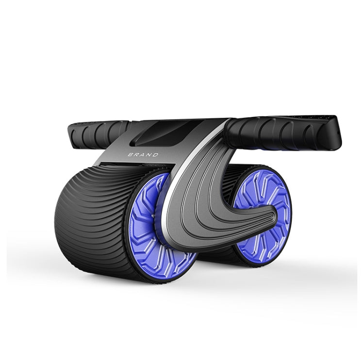 Quiet Resilient Intelligent Digital Count Imitation Tire Texture Double-wheel Abdomen Wheel, High Version (Blue)