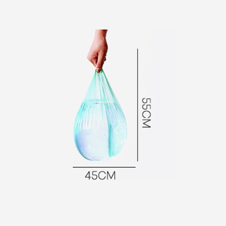 2 PCS Kitchen Toilet Household Flat Mouth Point-break Plastic Bag Garbage Bag, Weight: 185g