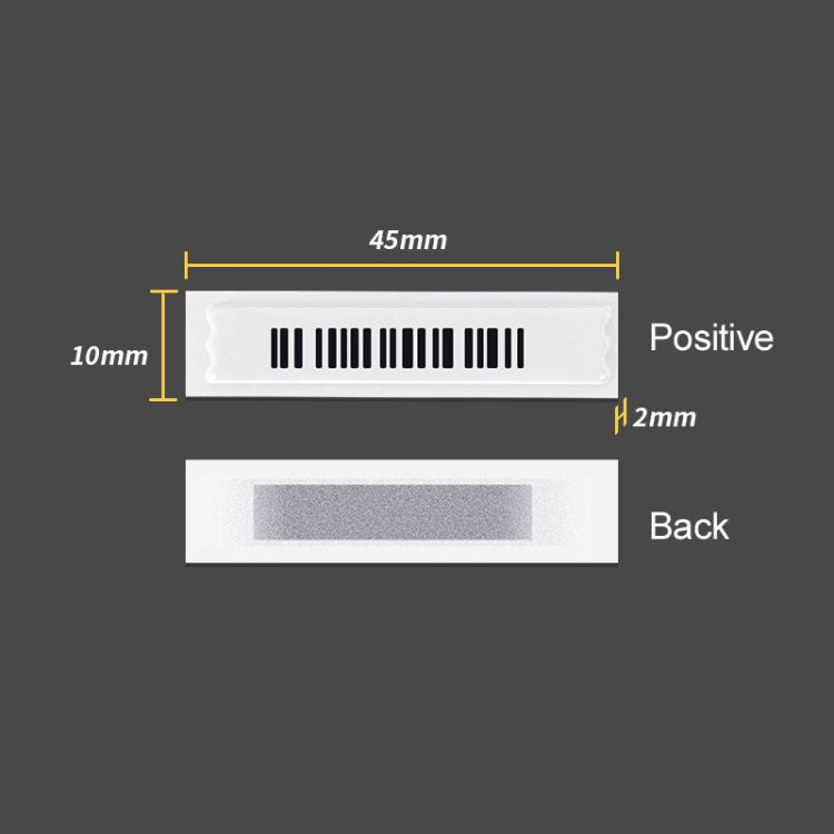100 PCS Barcode Type 58KHz Security Soft Sticker DR Label for EAS Anti theft System