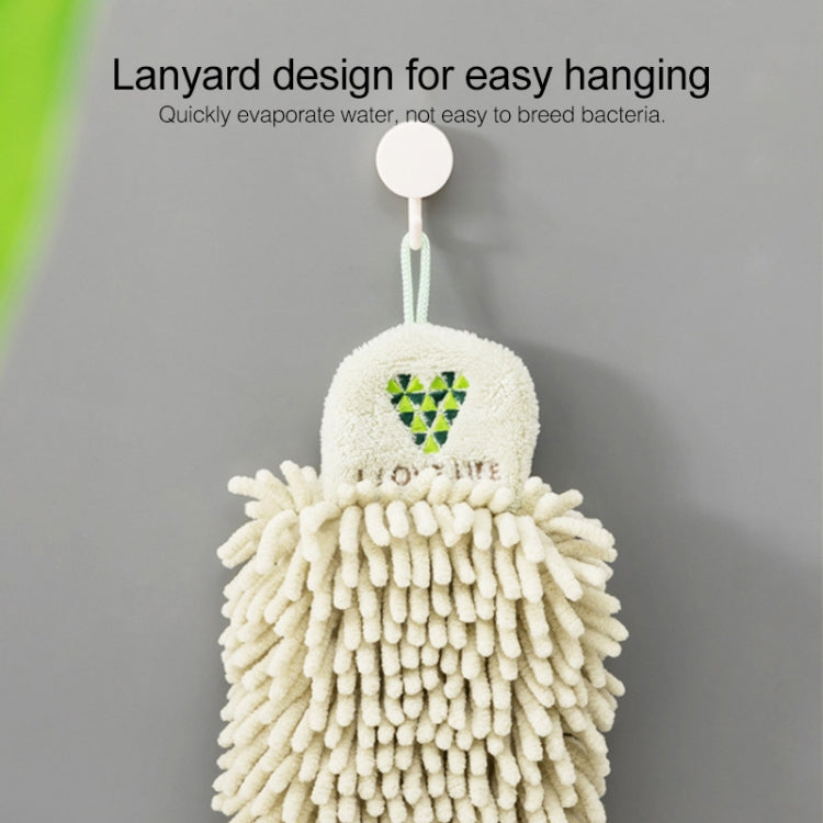 Hand Towel Cartoon Embroidered Quick-drying Hanging Kitchen Towel