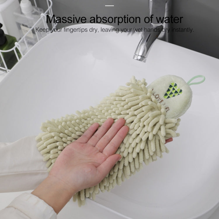 Hand Towel Cartoon Embroidered Quick-drying Hanging Kitchen Towel