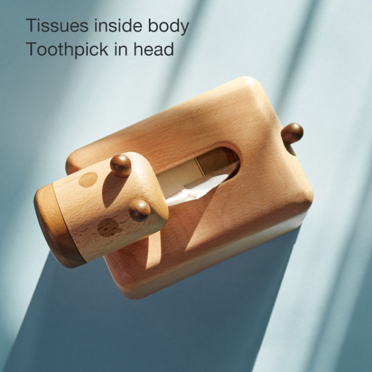 Musor Creative Home Multi Specification Desktop Storage Suction Box, Calf Tissue Box Maple