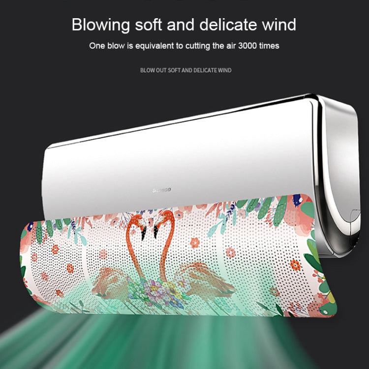 Anti Direct Blow Wall Mounted Air Conditioner Guide Plate Cold Air Baffle (White)