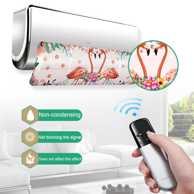 Anti Direct Blow Wall Mounted Air Conditioner Guide Plate Cold Air Baffle (White)