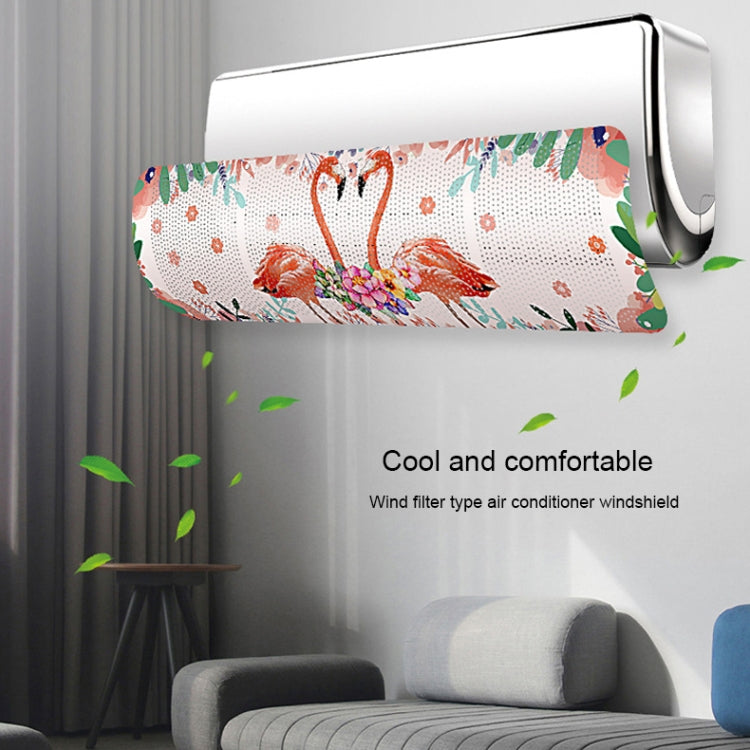 Anti Direct Blow Wall Mounted Air Conditioner Guide Plate Cold Air Baffle (White)
