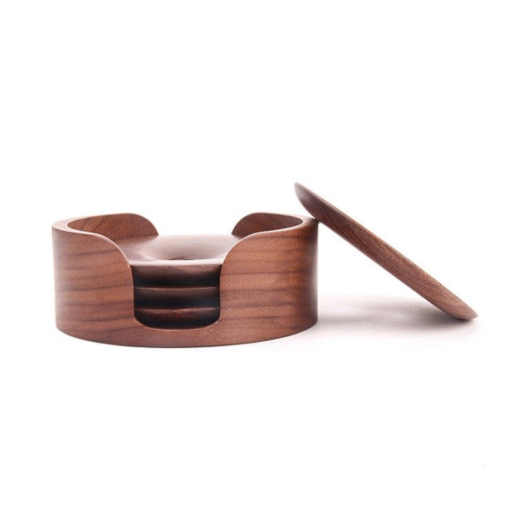 Creative Household Tableware Heat Insulation Wooden Oval Coaster