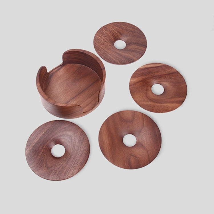 Creative Household Tableware Heat Insulation Wooden Oval Coaster