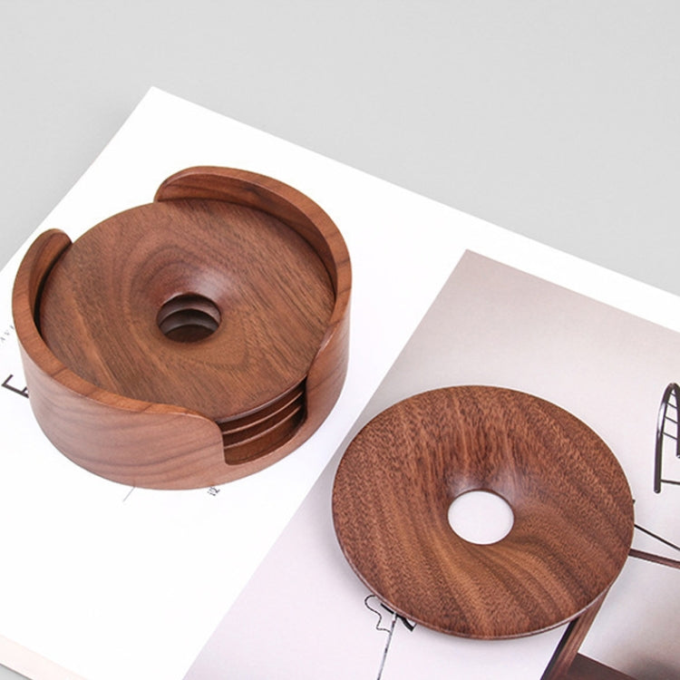 Creative Household Tableware Heat Insulation Wooden Oval Coaster