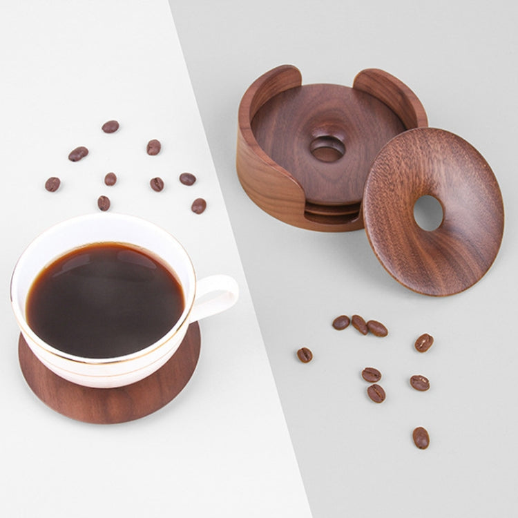 Creative Household Tableware Heat Insulation Wooden Oval Coaster