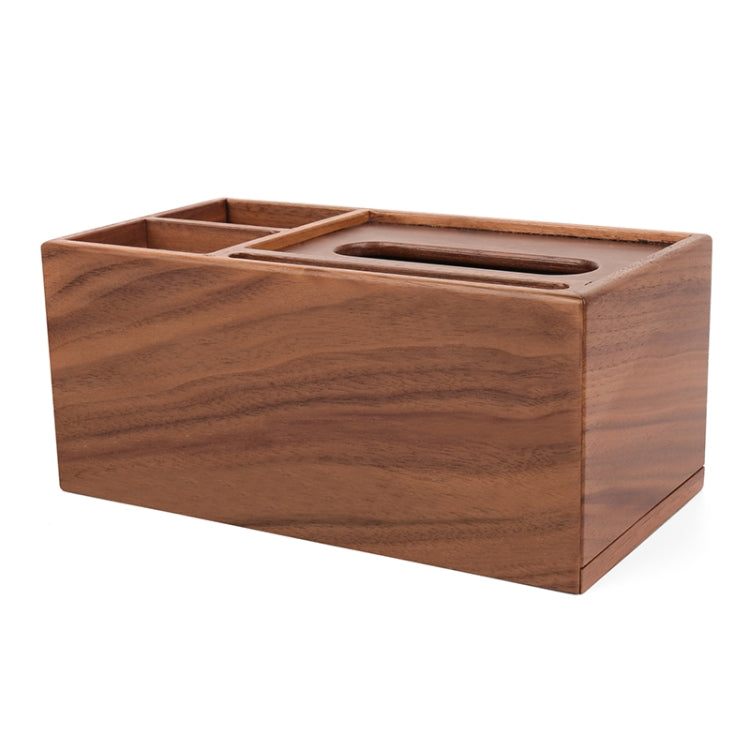 Walnut Living Room Simple Paper Box,Large Mobile Phone Holder For Tissue Box