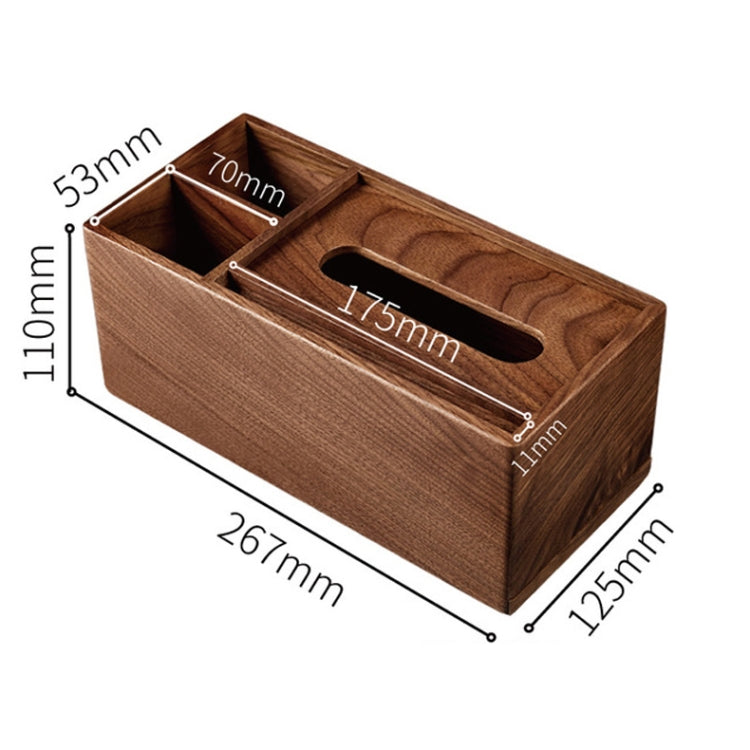 Walnut Living Room Simple Paper Box,Large Mobile Phone Holder For Tissue Box