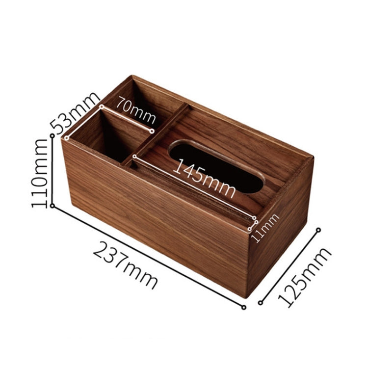 Walnut Living Room Simple Paper Box,Small Mobile Phone Holder For Tissue Box