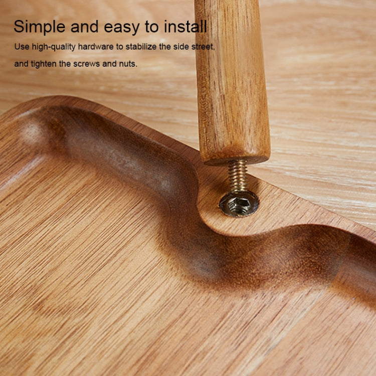 3PCS Solid Wood Key Rack, Porch Storage Rack, Acacia Wooden Boat Type