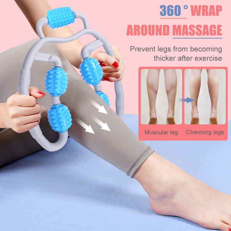 5-wheel Ring Roller Leg Massager, Specifications: Boxed